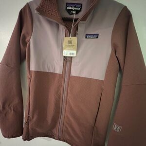 NWT Patagonia Mauve and Brown Jacket full zip Size S/XS both available